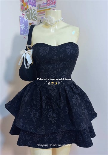 Tube cute layered mini dress reco!📸✨ #cutedress #minidress #dress #dresses