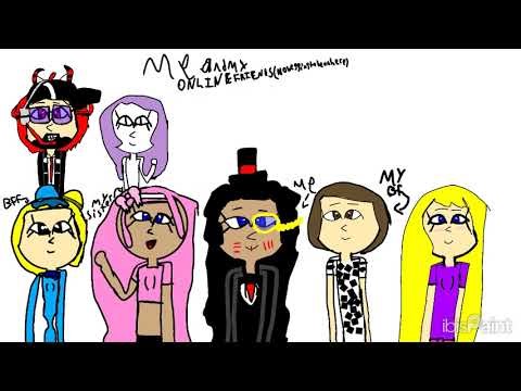 Me and my online friends speedpaint(Ft.Sealand and crow)