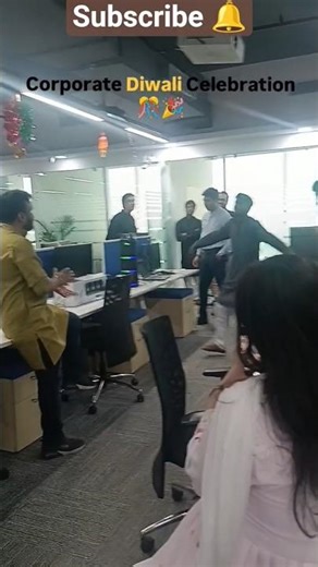 Corporate Diwali Celebration 🎉 | Office Vibes | Fun with Colleagues | Trending Diwali Short