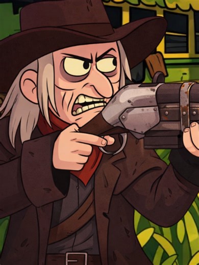 Deathslinger Captures Dwight in Procreate Dreams Animation