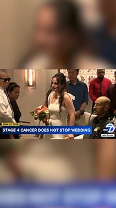 A cancer patient in declining condition at Providence St. Joseph Hospital in Orange had his wish fulfilled of seeing his daughter get married: "He just means the world to me. He's honestly like my best friend and the person I look up to the most. He's honestly one of a kind.” | ABC7