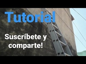 How to use an extension ladder, tutorial.