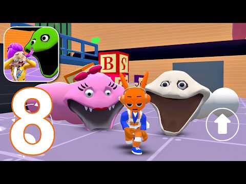 Prison Escape Hungry Worm! Gameplay Walkthrough Part 8 - Sprunk Escape Prison (Android, iOS)