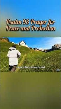 #Prayer #Jesus #Faith #GodMessage - Psalm 93 Prayer for Peace and Protection