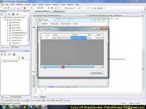 C# SharpDevelop - Aula 015 - DataGridView