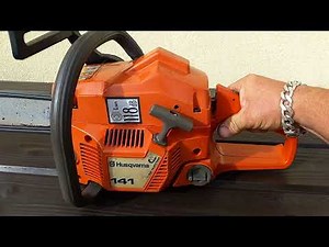 Husqvarna 141 Chainsaw Demo