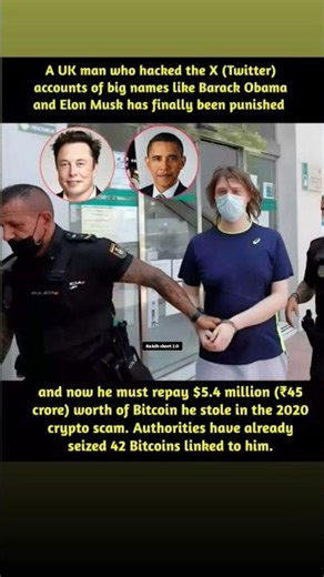 A UK man who hacked the X (Twitter) accounts of big names like Barack Obama..#trending #shorts #new