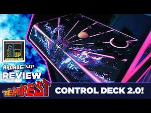 Atari Legacy Arcade1UP Tempest Mod and Review: Waterfall Control Deck Mod1UP