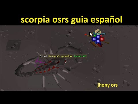 como matar a scorpia OSRS 2024