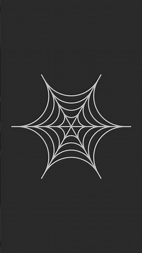 Halloween Spider Web Effect in Illustrator!🕷️#shorts