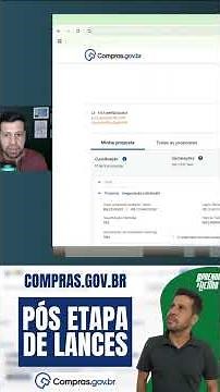 COMPRAS.GOV.BR POST-BIDDING STAGE #shorts