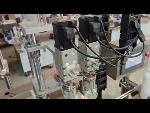 2 heads rotary capping machine