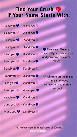 Find Your Crush by Name 💘🥳