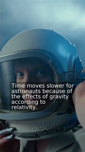 How does gravity affect time for astronauts?