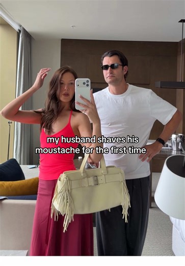 My Husband Shaves His Mustache for the First Time