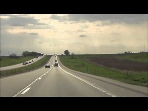 Iowa - Interstate 80 West - Mile Marker 190 to 180 (5/16/13)