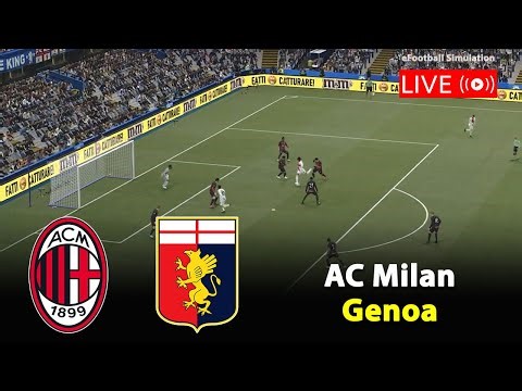 🔴In Diretta- AC Milan vs Genoa | Serie A 2025/26 | eFootball PES21 Simulation