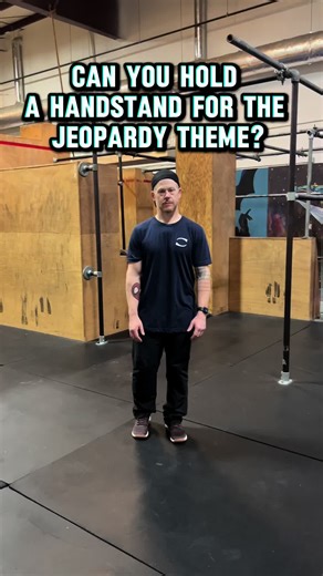 It’s the Jeopardy Handstand Challenge! Can you hold the full 30 seconds? Your turn! #jeopardy #handstand #challenge #calisthenics #fitover40