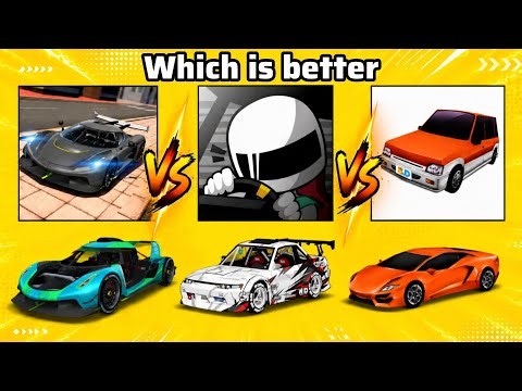 Extreme Car Driving Simulator vs dr. Driving vs Fr legend 😱 which is best 👑