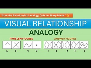 Abstract Reasoning Quiz-Analogy, Non-Verbal Reasoning Test | ABSTRACT IQ, Analogy