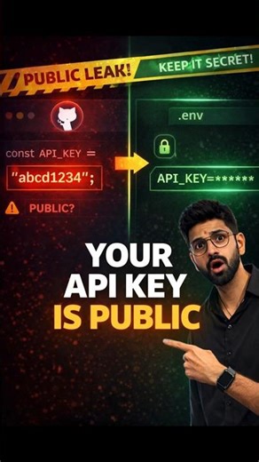 Stop Hardcoding API Keys | Use .env Environment Variables Instead
