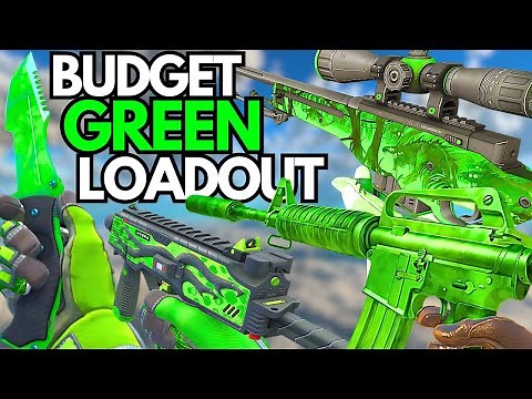 The BEST BUDGET GREEN Inventory for CS2! (CHEAP GREEN Skins Loadout 2024)