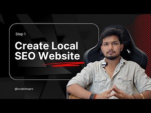 Setup Local Sites Pro Account To create local SEO optimised websites