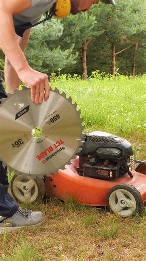Attaching Circular Saw to a Lawn?! | Crafty Panda