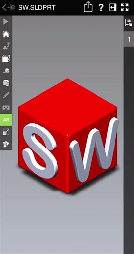 Realidad Aumentada eDrawings Mobile iOS