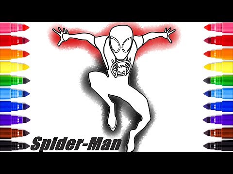 How To Color Spider-Man: Miles Morales Coloring Pages Adventure!