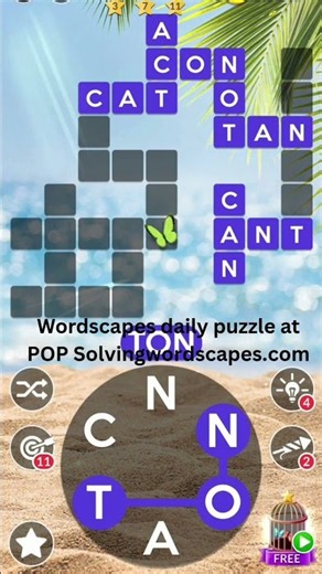 Wordscapes daily puzzle july 25 Answers