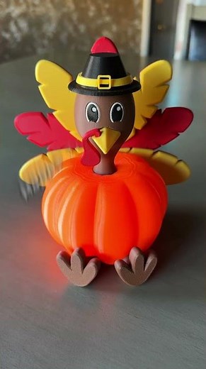3D Printed Thanksgiving Turkey