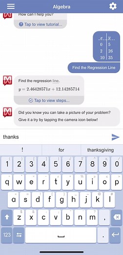 Solving Linear Equations with Mathway