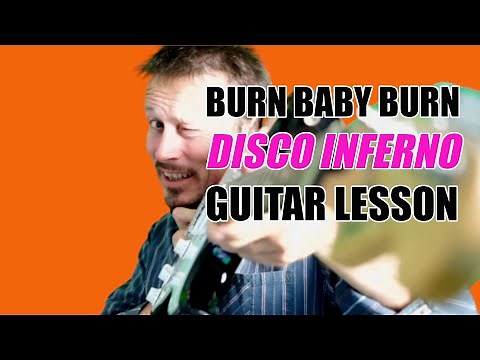 How To Play Disco Inferno [ Guitar Tutorial - Full Lesson ]