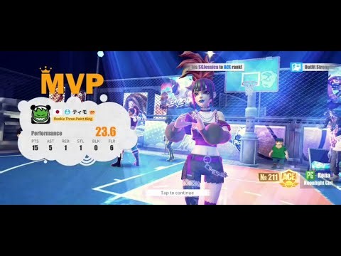 STREETBALL ALLSTAR - RENA SCORE 15 PTS / 5 AST / 1 REB / 1 STL / 6 FLR