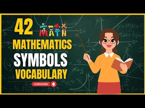 Math symbols vocabulary ➗ list of mathematics symbols