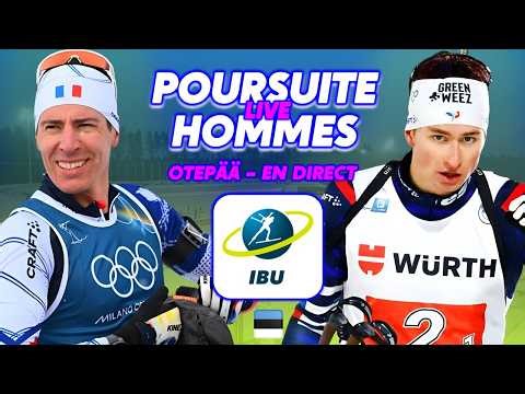 🔴 [LIVE] BIATHLON : POURSUITE 12,5 KM HOMMES 🇪🇪 / 🔥 Les BLEUS pour la VICTOIRE ?! - COURSE COMMENTÉE