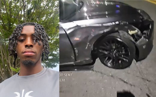 Twitch streamer Melt interacts with his audience while driving, gets into a car crash live on stream