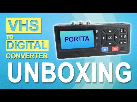 Portta VHS to Digital Converter (CHR101) Unboxing: What’s Inside?
