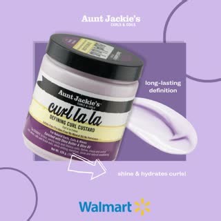 1K views · 53 reactions | The defining curl custard that never disappoints! Curl La La Defining Curl Custard has entered the chat and is a curly girls' new bestie! It provides mega moisture to each curl and add hydration that will actually last! This curl custard is very versatile and can be used for Coils, Braid-Outs and Twists! You need this products in your lifeeee so go ahead and check out our store locator to find a @walmart near you today!  | Aunt Jackie's Curls & Coils | Facebook