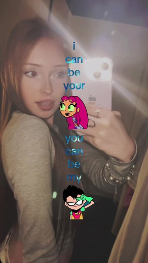 #starfire #robin #teentitans #fyp #xyzabc | i can be your robin you can be my starfire