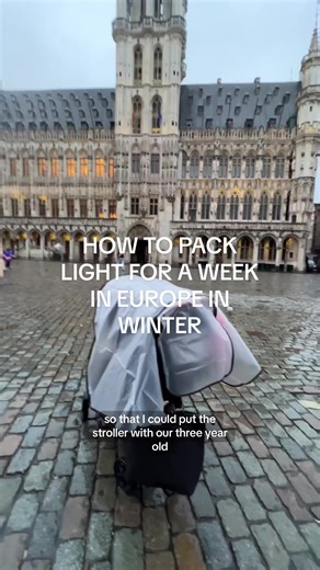 Tips for Packing Light for 1 Week in Europe in Winter