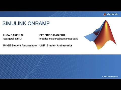 SIMULINK Onramp UNIGE/UNIPI