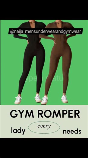 PREMIUM GYM WEAR & MEN'S UNDERWEAR on Instagram: "The Gym Romper Every Lady Needs 👀🔥 Perfect for Comfort | Support | Style Ready To Look This Good In The Gym? 👀🔥 SHOP NOW 🛍️ PRICE STARTS @ #25,000 DM or tap link in bio 💬 Fast Delivery 🚚 Lagos same-day ⚡ Nationwide 🇳🇬 Worldwide ✈️ #eccwelcon #thatgymgirl #nollywoodwomenwomen #rompers #comfort"