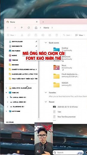 Cách thay đổi font chữ của cả máy tính #viral #tips #xpccomputer #toanmaytinh #tipsandtricks