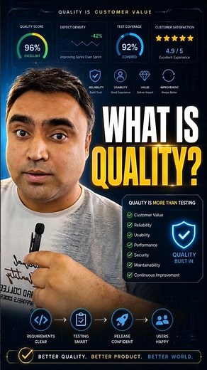 What Is Quality? | Software Testing | Software Quality