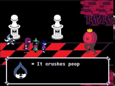 DELTARUNE ~ K. Round 1st Battle (Checker Dance) + Susie joining Lancer