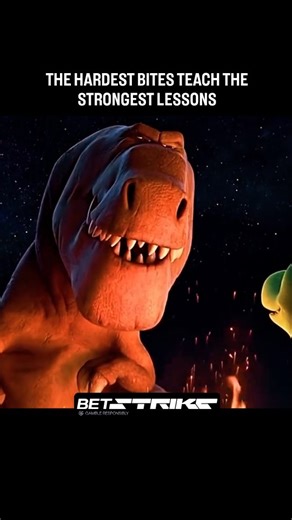 Blockbuster Toons on Instagram: "🎬 Movie: The Good Dinosaur (2015) 🎥 Scene: Butch tell us a life lesson. 📖 Summary: Life can hit hard—sometimes literally. Butch’s croc bite story reminds Arlo that fear is part of growing up. The hardest moments, the scariest bites, are the ones that teach the strongest lessons. #thegooddinosaur #butch #pixar #wisdom #lifelessons #animatedmovies #cinematicreels #dinosaurclips #fypreels #movieclip #reelsviral #familymovies #animatedadventures #trex"