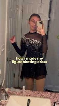 tutorial on how i made my figure skating competition dress! #figureskating #iceskating #figureskater