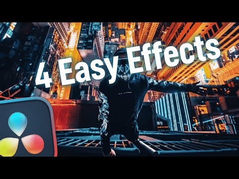 4 EASY DaVinci Resolve Effects Every Beginner MUST Know!